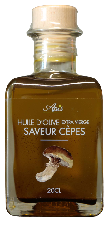 Huile d'olive extra vierge saveur cèpes 20cl
