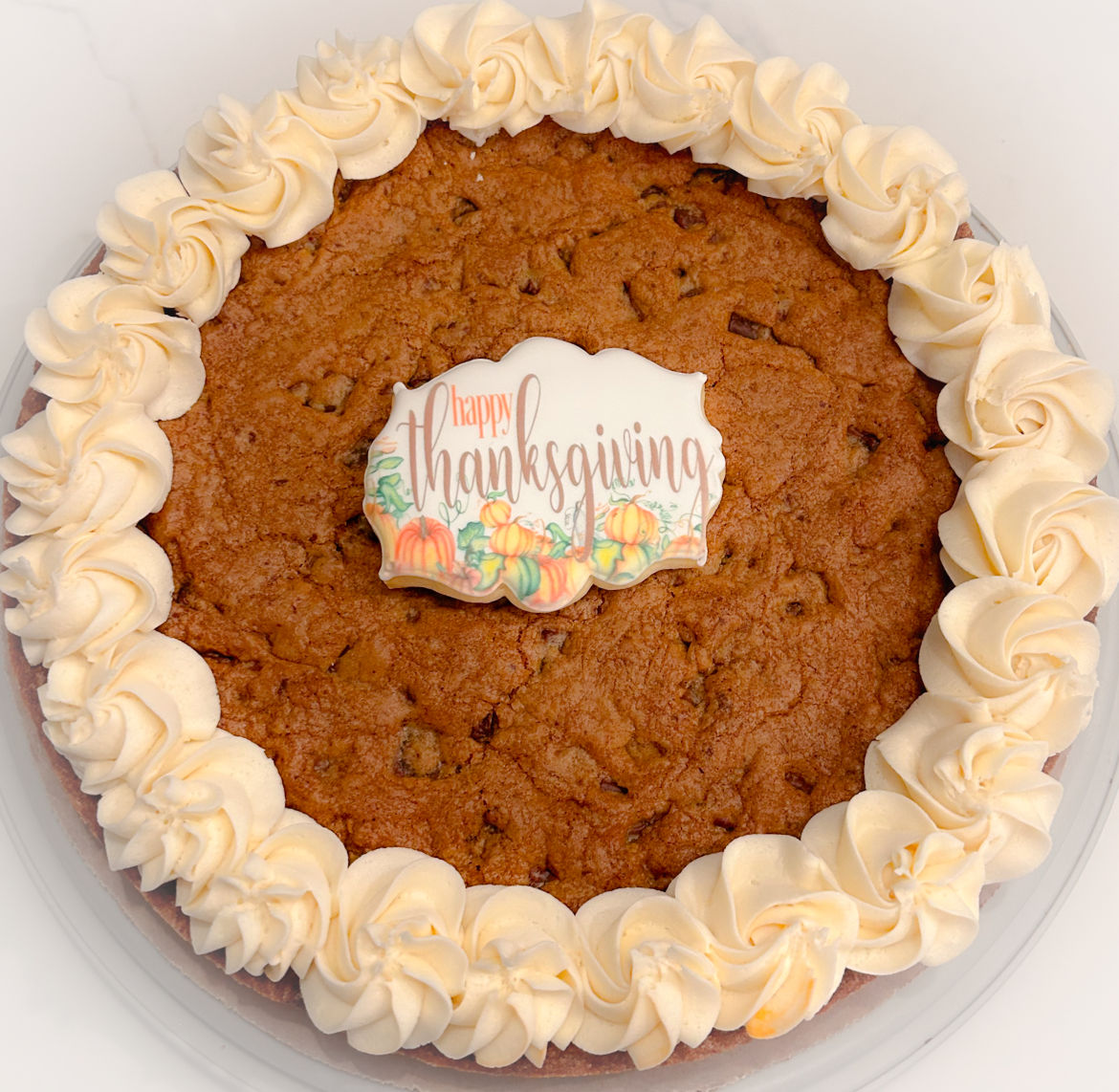 Happy Thanksgiving Cookie Cake