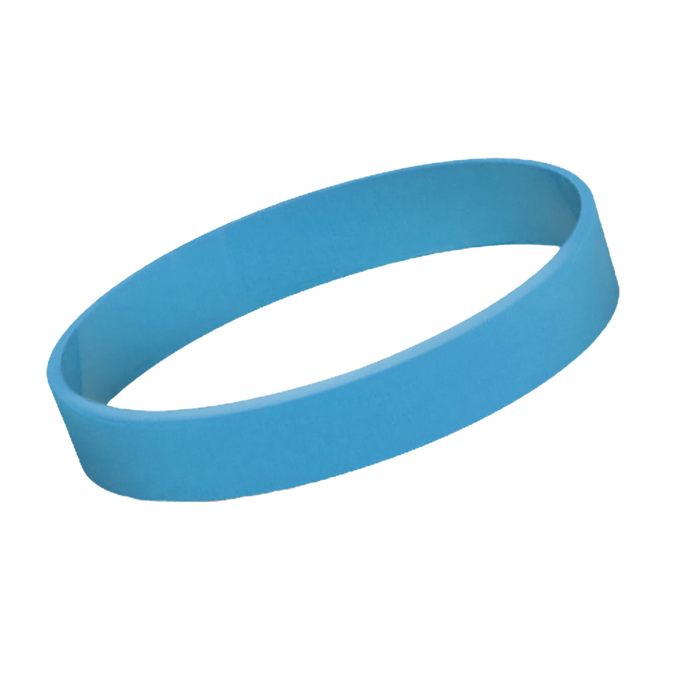 Thumbnail: Custom silicone wristbands in a range of 14 standard colours for fundraising and promotions