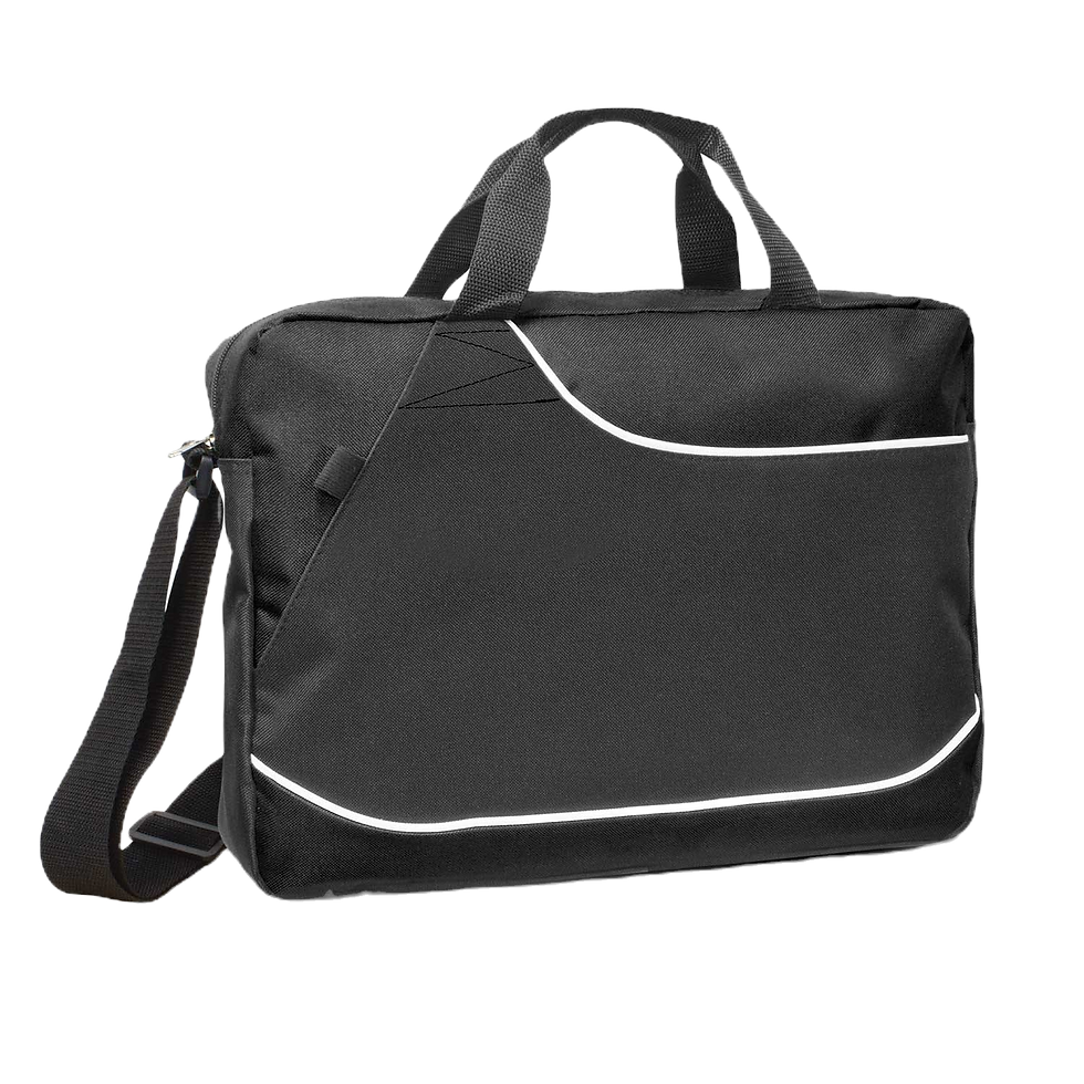 Thumbnail: Custom branded satchel with shoulder strap, available for delivery Australia-wide