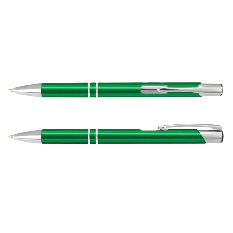 Thumbnail: Custom branded Panama aluminium pen with coloured barrel and chrome accents