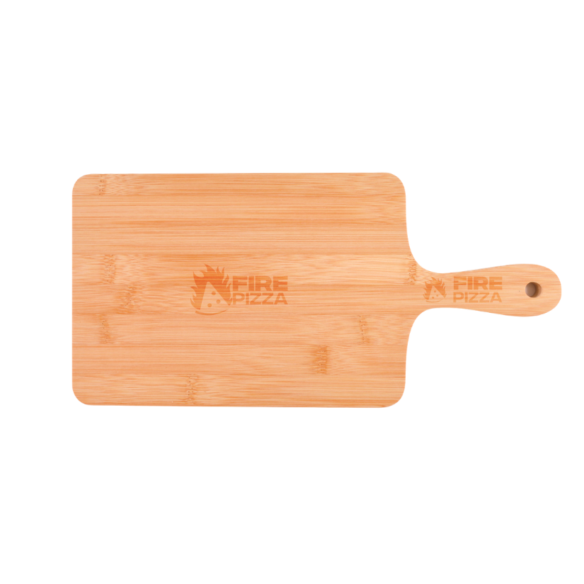 Thumbnail: Solero bamboo serving board with handle and flat surface