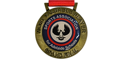 Sports medal for competition and event recognition