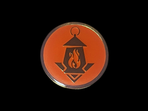 Custom lapel pin made by PW Australia, featuring personalised branding, logo, and design for professional or event use