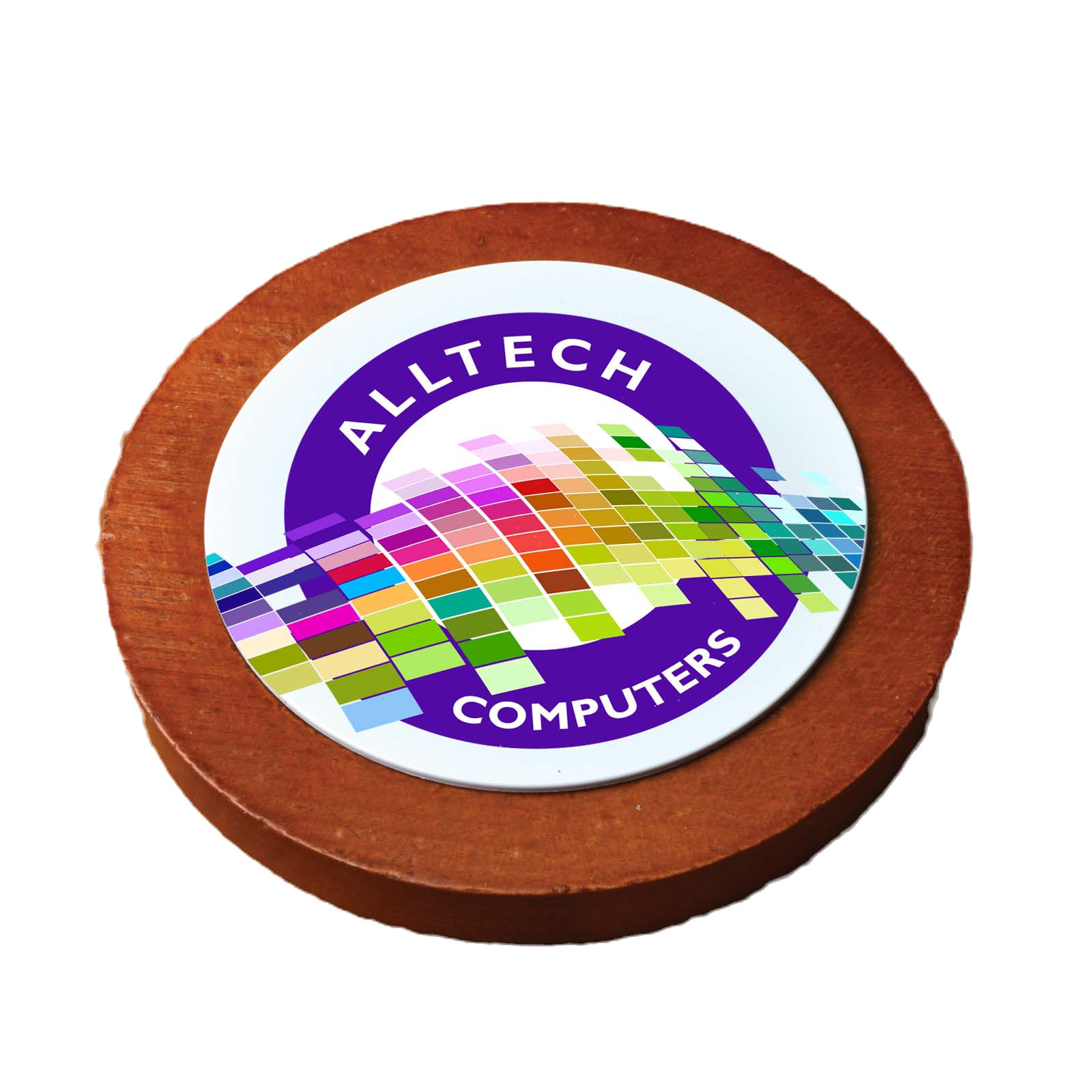 Wood Ranger fast wireless charger customised with your branding