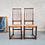 Thumbnail: Pair of Rush Seat Chairs