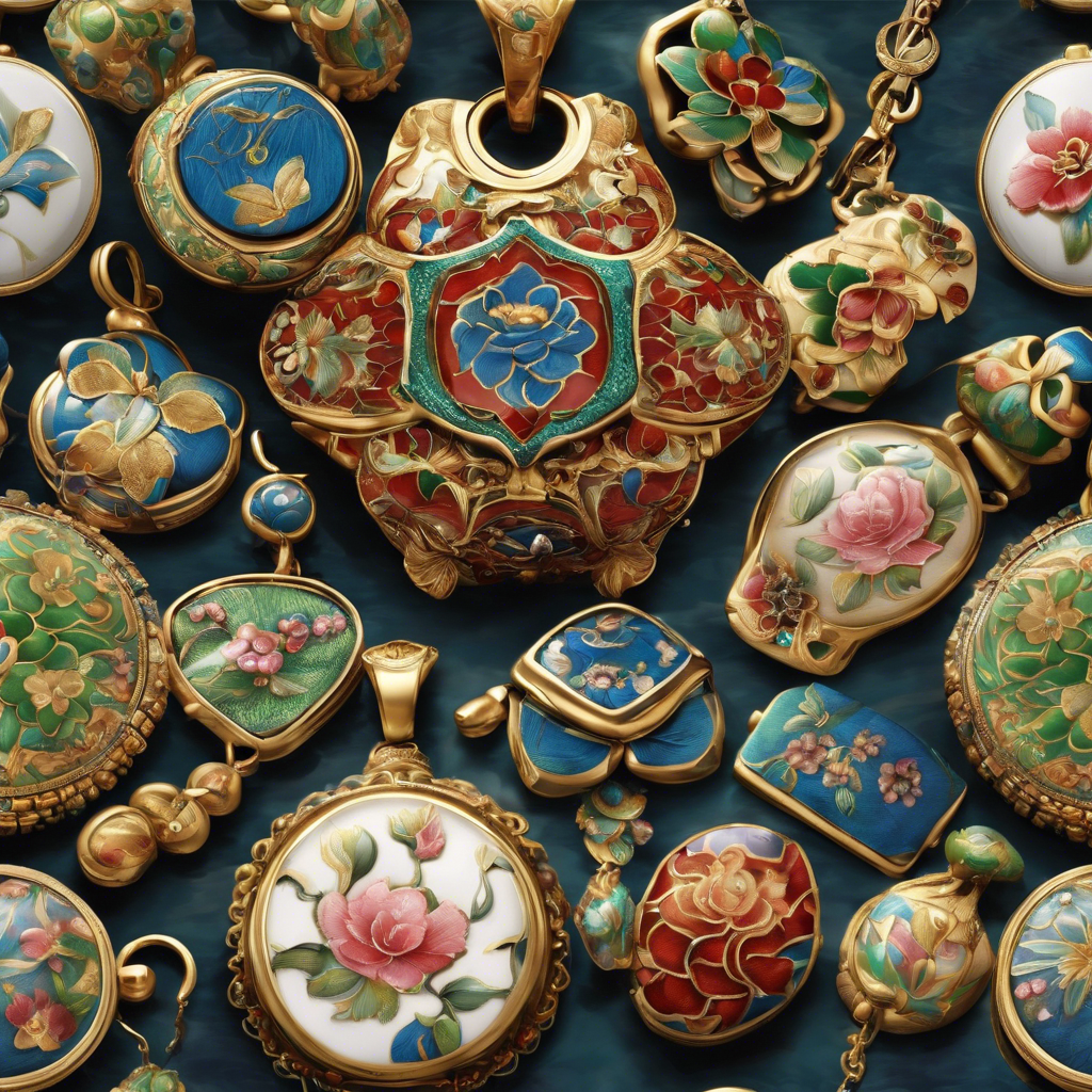 Vintage Cloisonné Jewelry