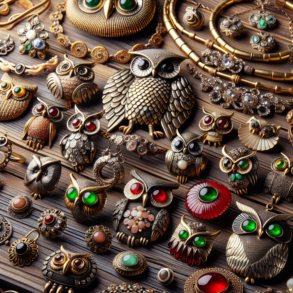 Vintage Owl Necklace