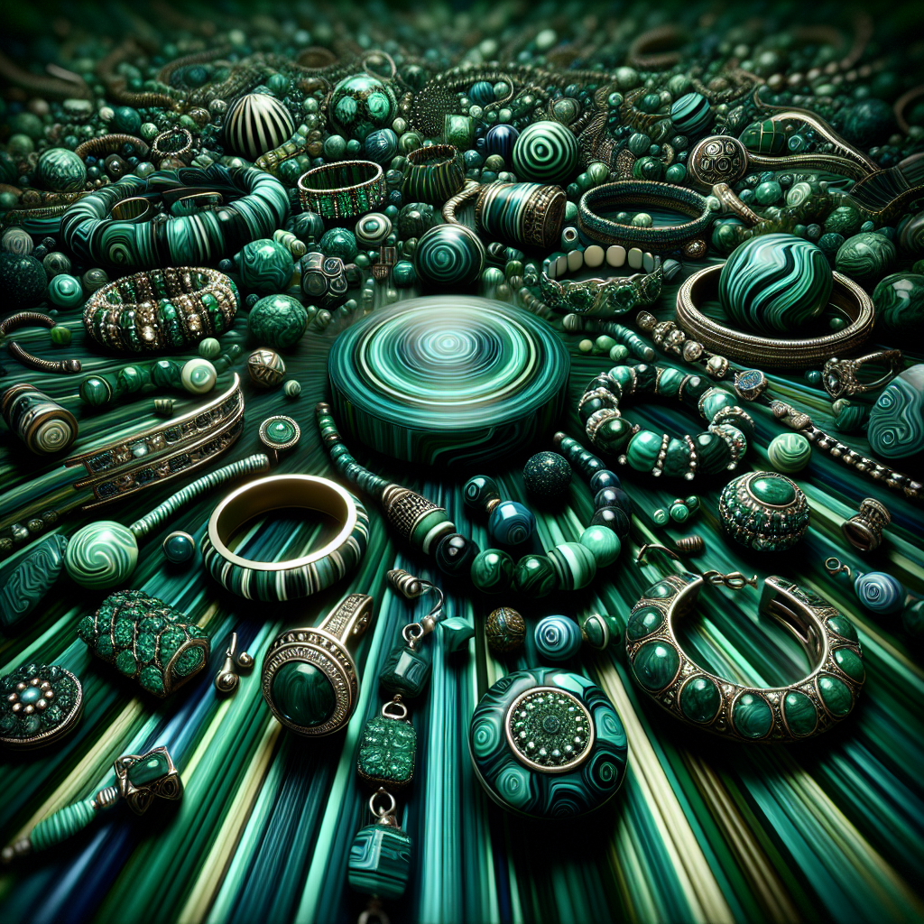 Stylish Malachite Necklace