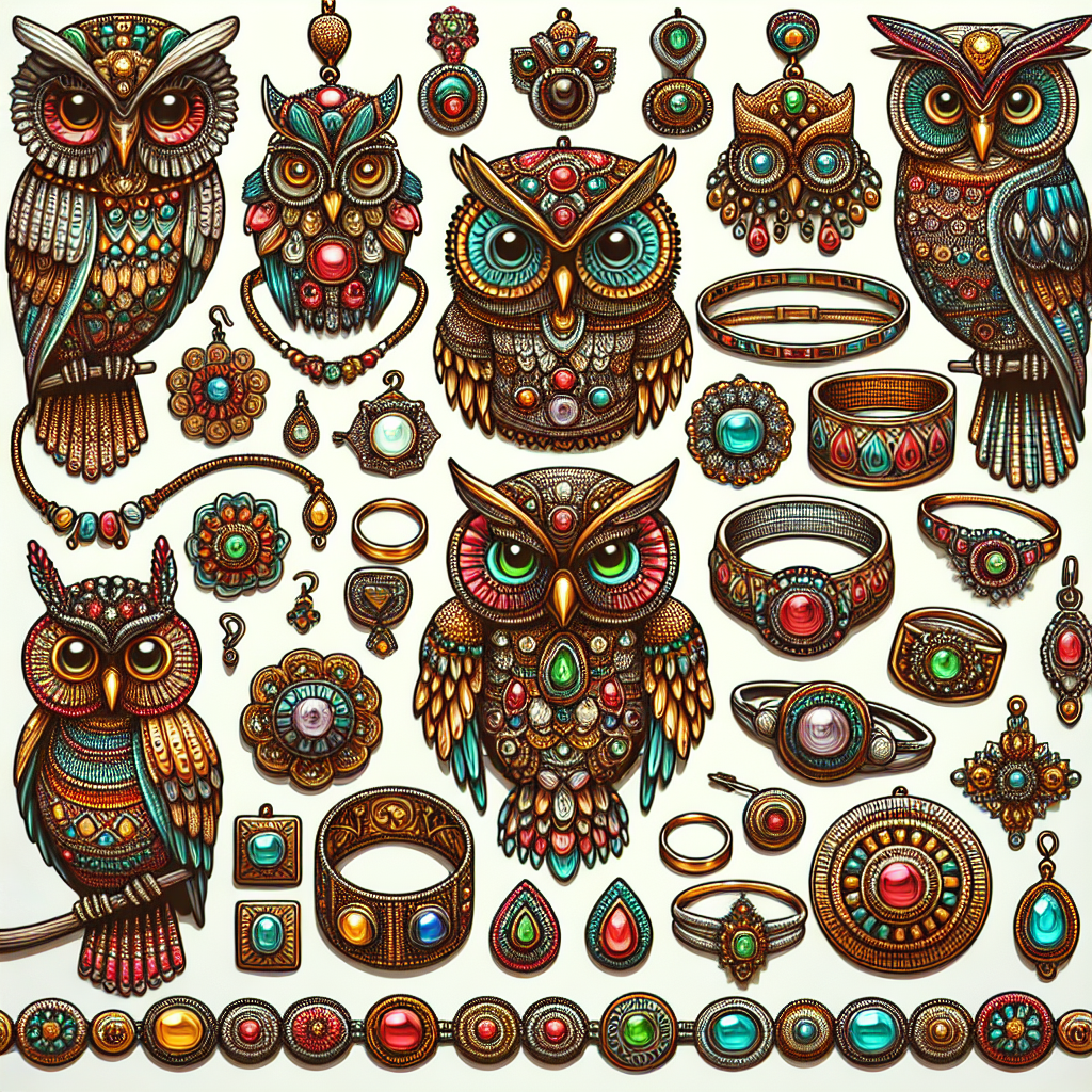 Vintage Owl Earrings