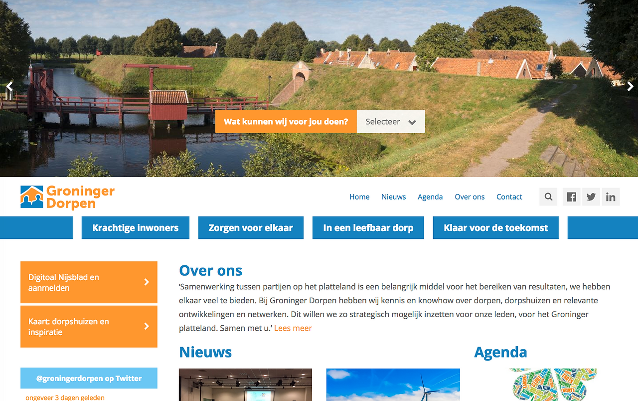 Schermafbeelding site GD