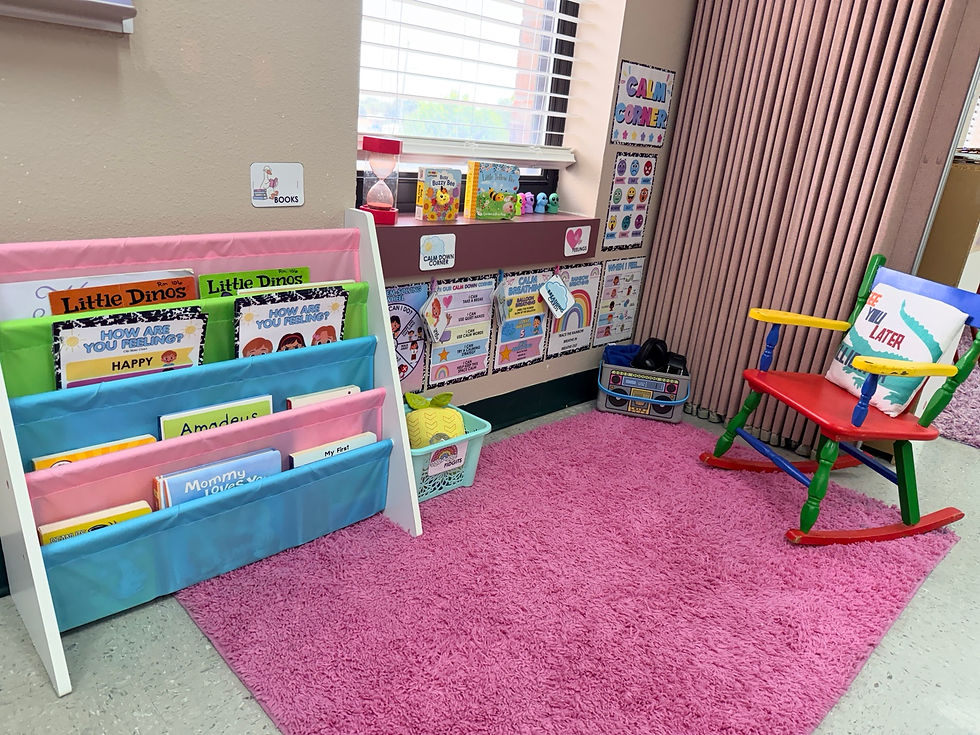 preschool calm down corner