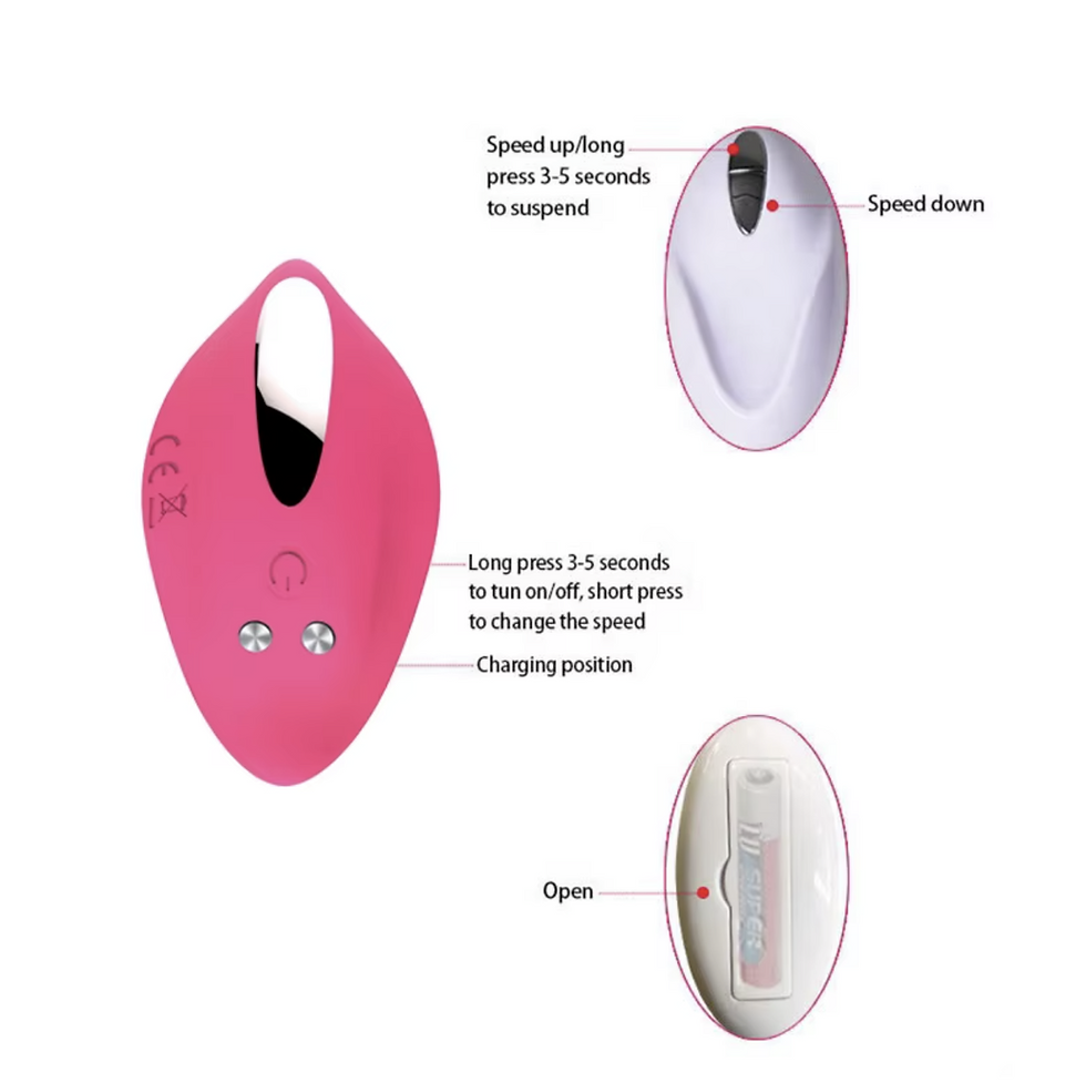 Miniatura: Mini Vibrador con control remoto portátil