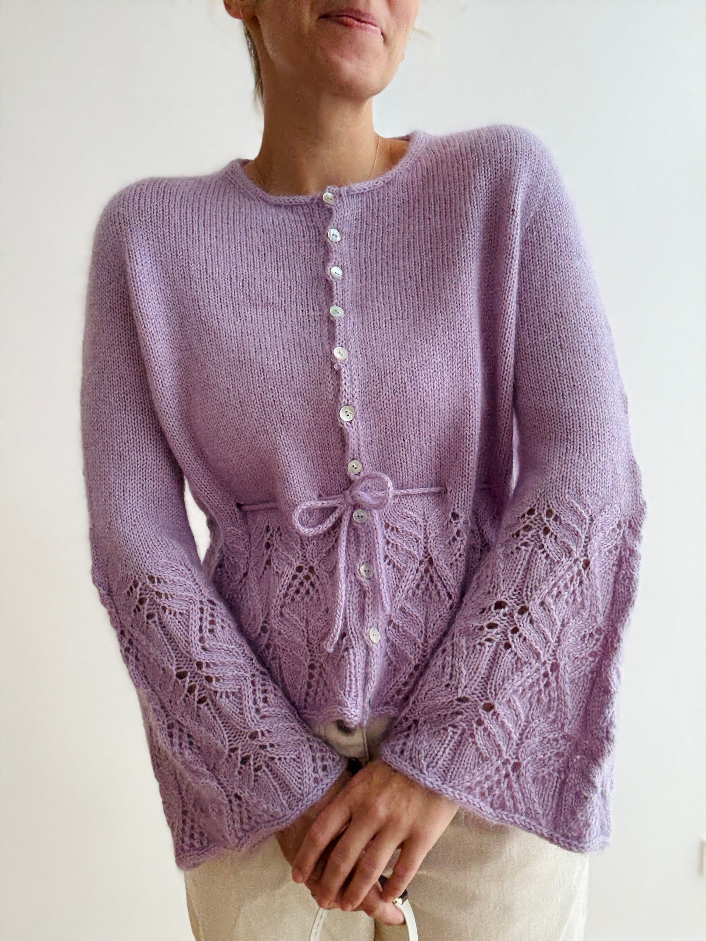 Knitting Pattern Electrine Cardigan
