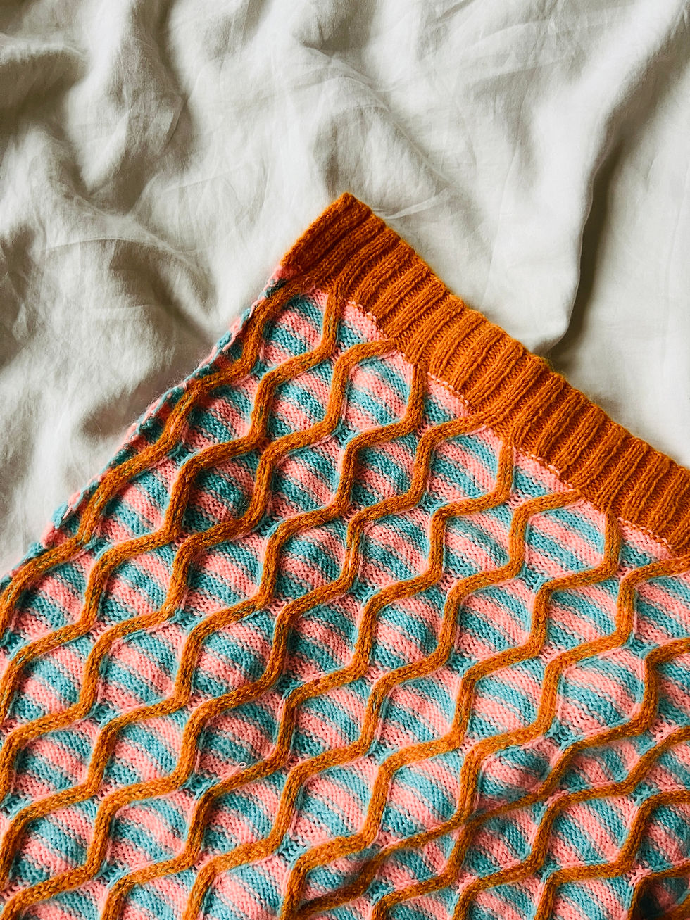 Thumbnail: Strickanleitung Gustav Blanket