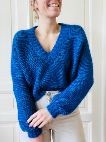 HOT V Neck Sweater Ladies Sweater Knitting Patterns V Neck