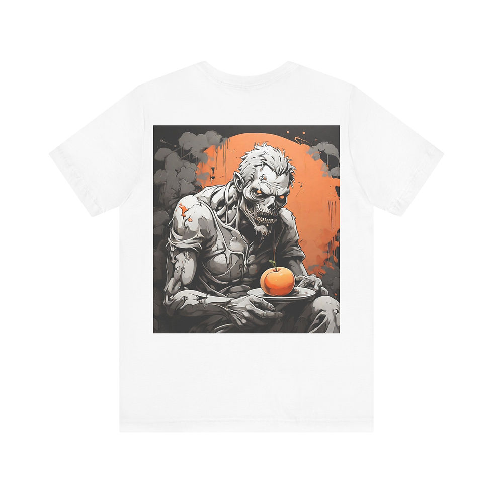 Thumbnail: "Peach Dinner" Back Graphic Tee – Art Meets Streetwear