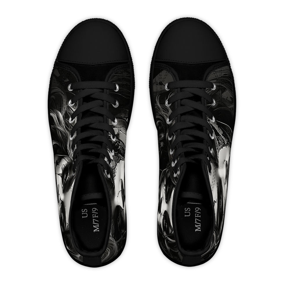 Thumbnail: "DEDGRLZ" Women's High Top Sneakers