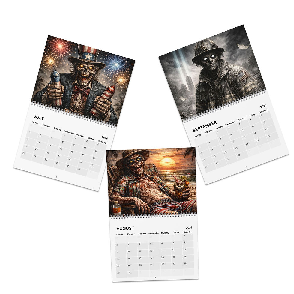 Thumbnail: TVVNTY6XX - Horror Themed Wall Calender