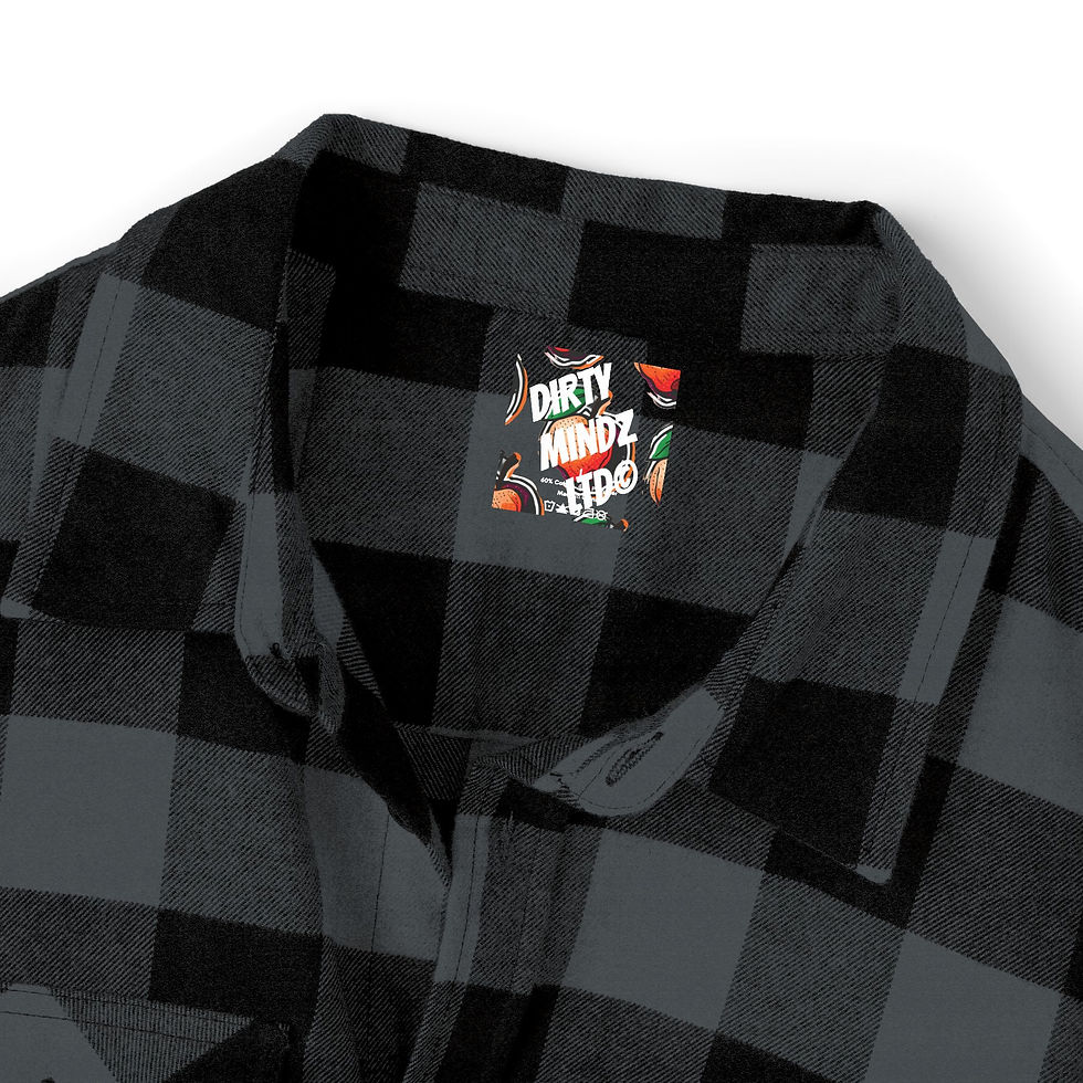 Thumbnail: "Dirty Minded" Unisex Flannel Shirt
