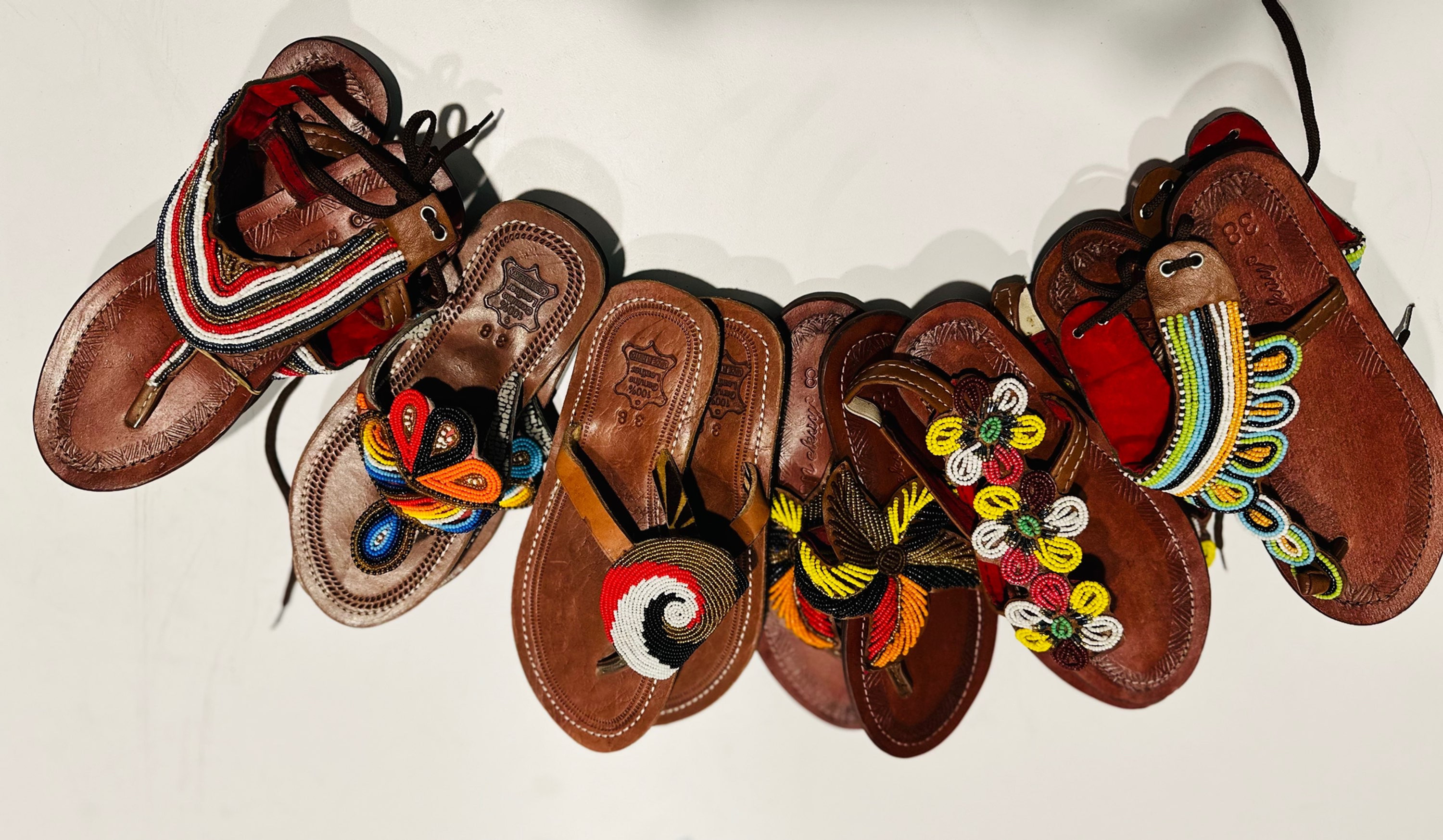 Leather Sandals - Size 40