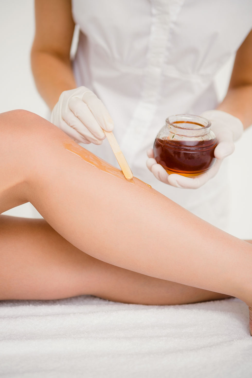 Waxing an den Beinen