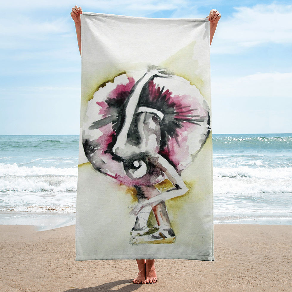 Towel with Grace art by Roy Bramwell©
