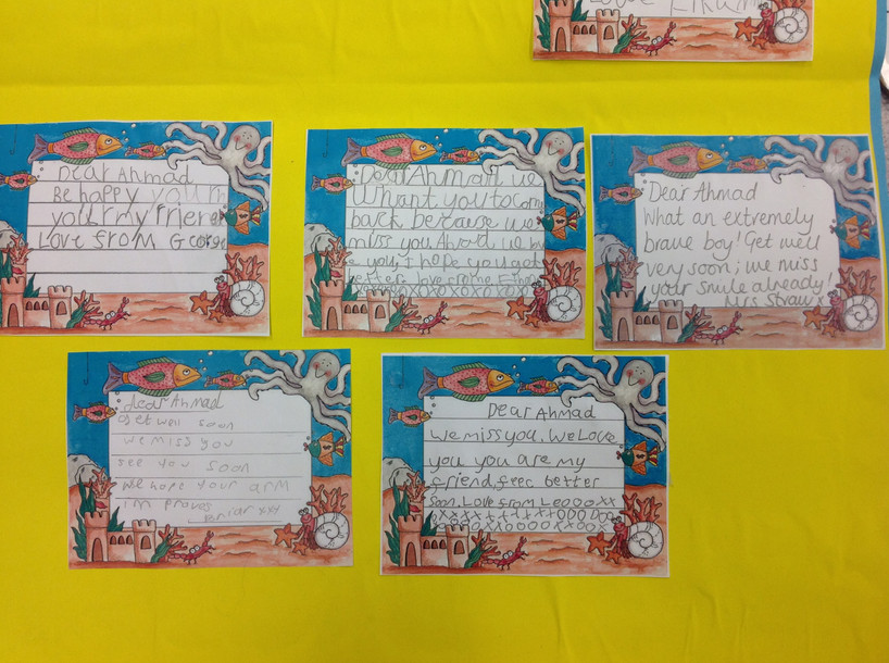Get Wallpaper Get Well Soon Ahmad Year 4 Have Worked Hard To Make Their Friend A Card For Android