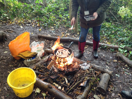 Year 5 and 6 enjoy their forest schools times each week!