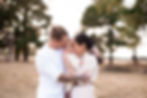 Young couple cherishing baby