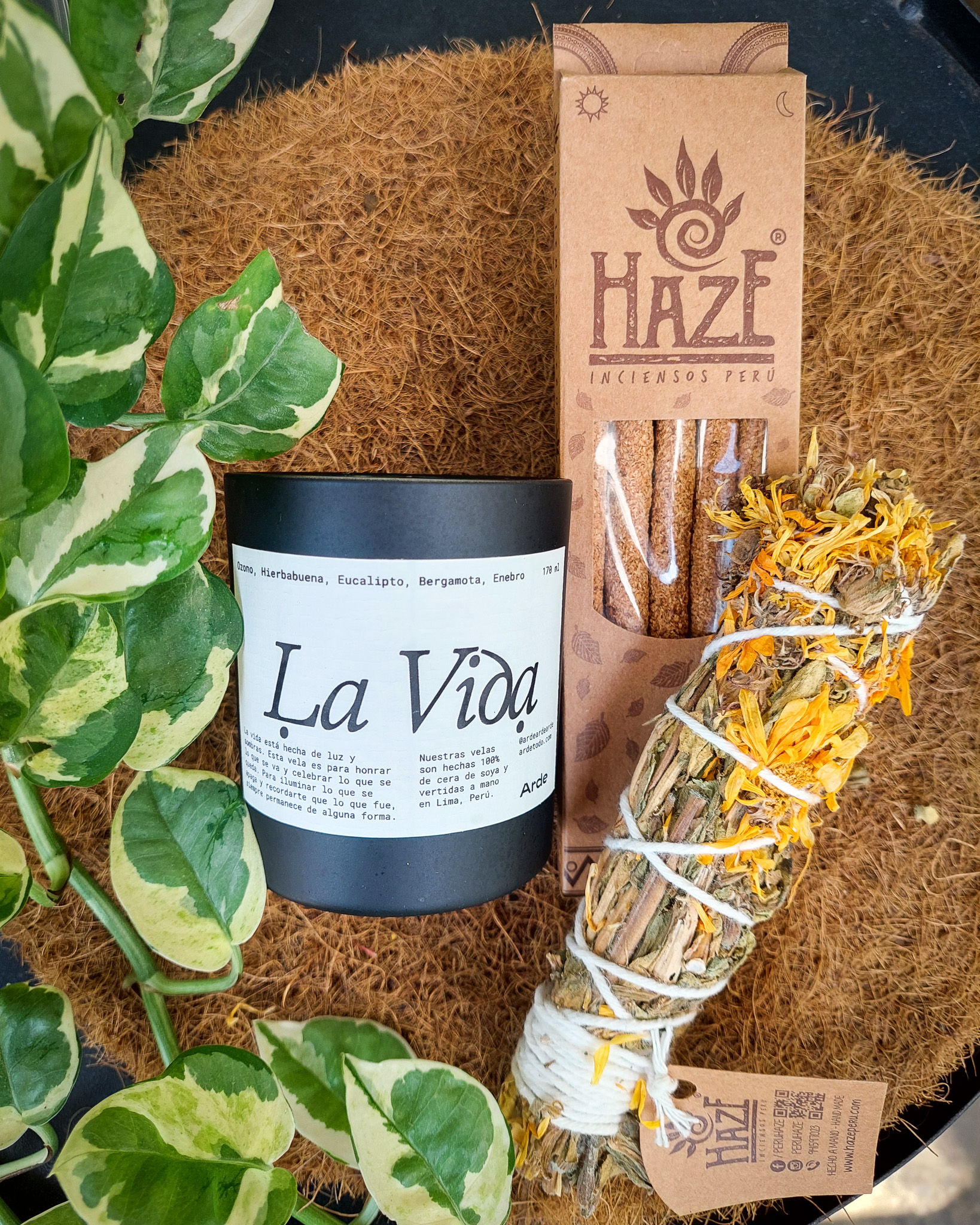 Pack armonía día de la madre vela sahumerio incienso Lima