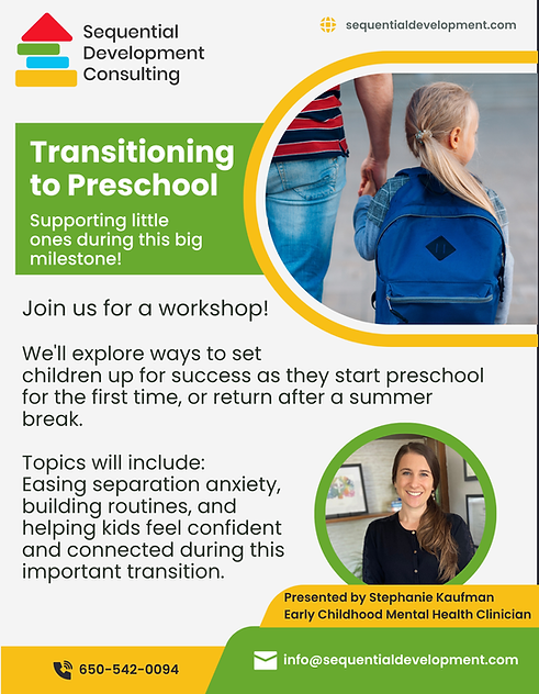 Transitioning to Preschool Professional Development Training