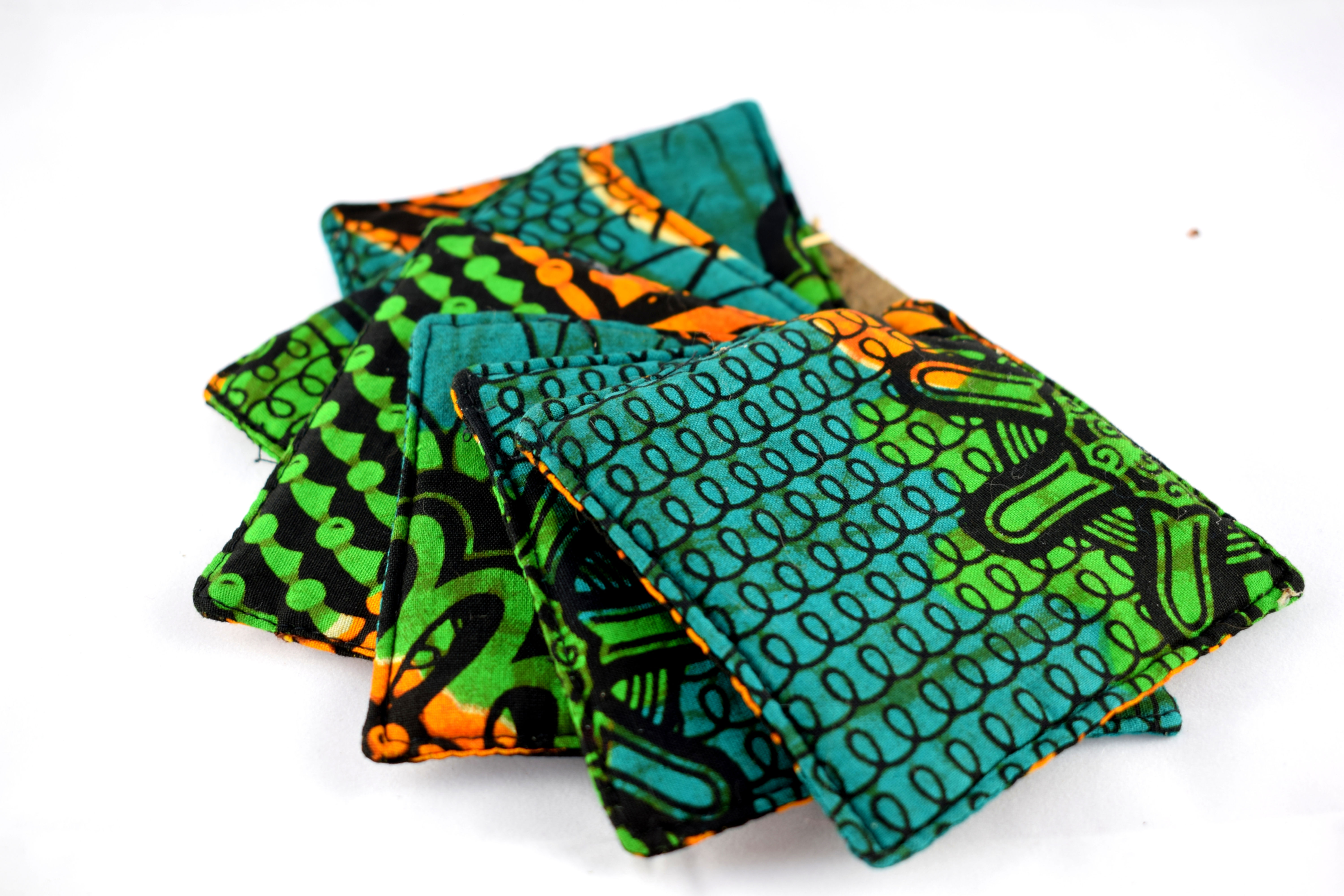 Fabric coasters - set of 6