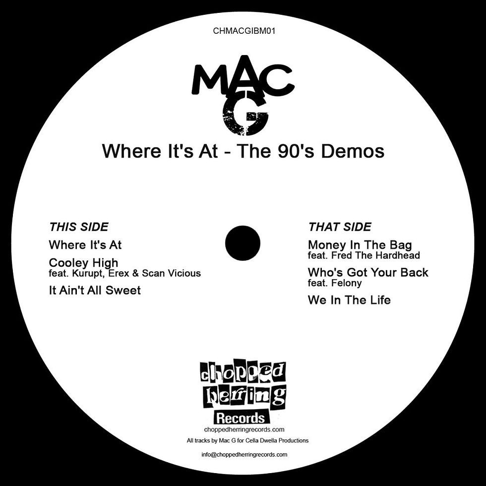 Thumbnail: Mac G [IBM Nation] – Where It’s At: The 90’s Demos EP [VINYL]