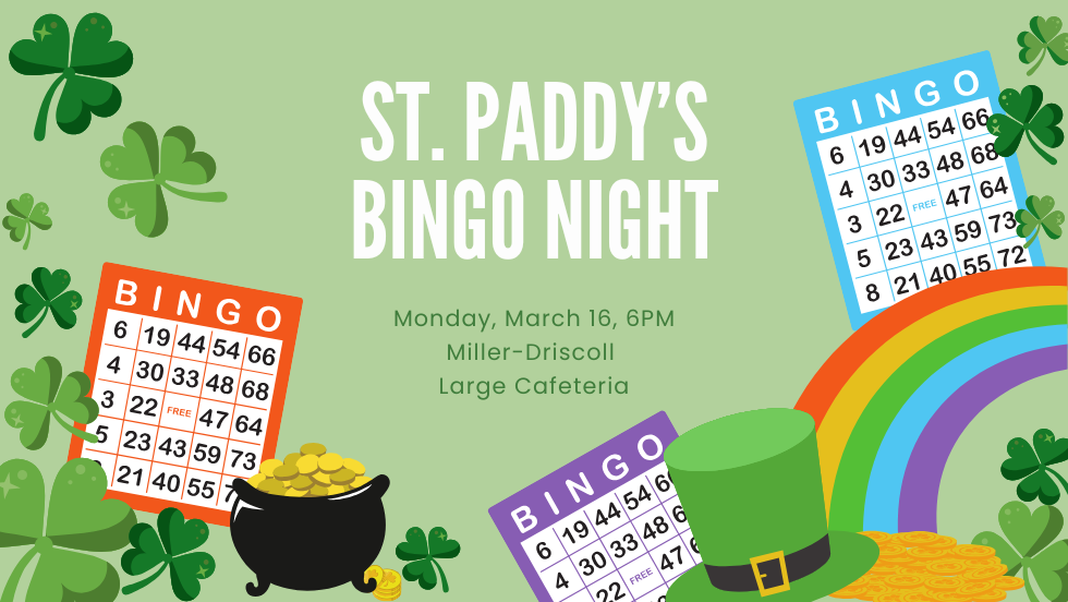 2026 St. Paddy's Bingo Night