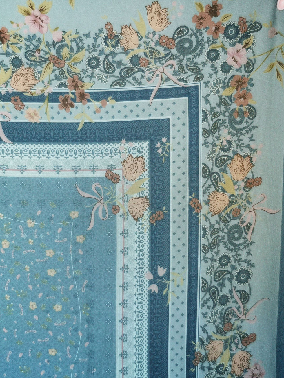 Thumbnail: Chiffon Voile Bawal - Ribbons