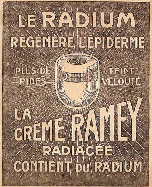 Vintage: When radium was a trend