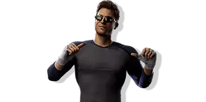 ohnny Cage from MK1 – The Hollywood star with quick reflexes, martial arts expertise, and comic flair