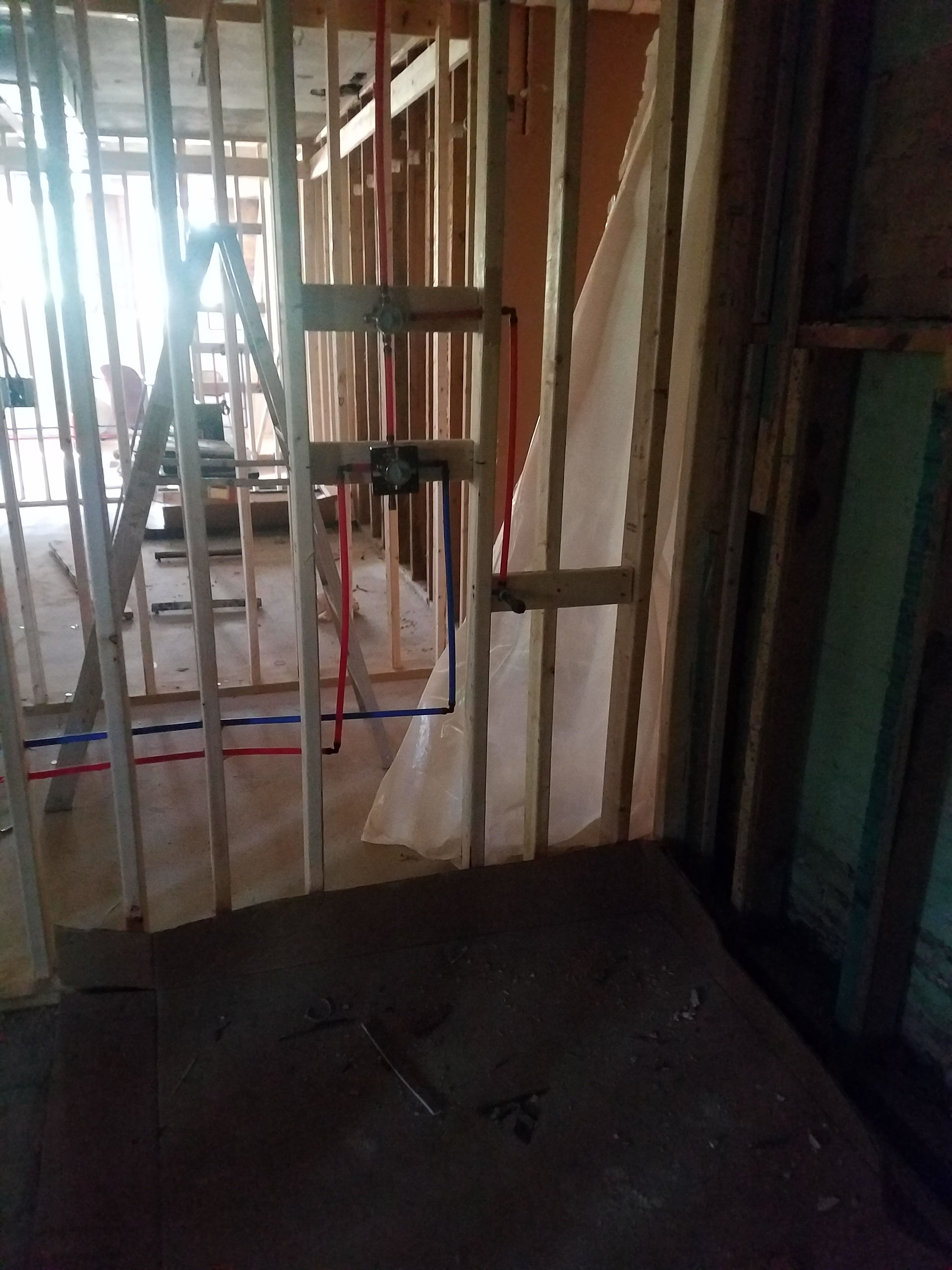 Just imagine yourself taking a nice, warm shower after your float... we promise, we'll have walls then.