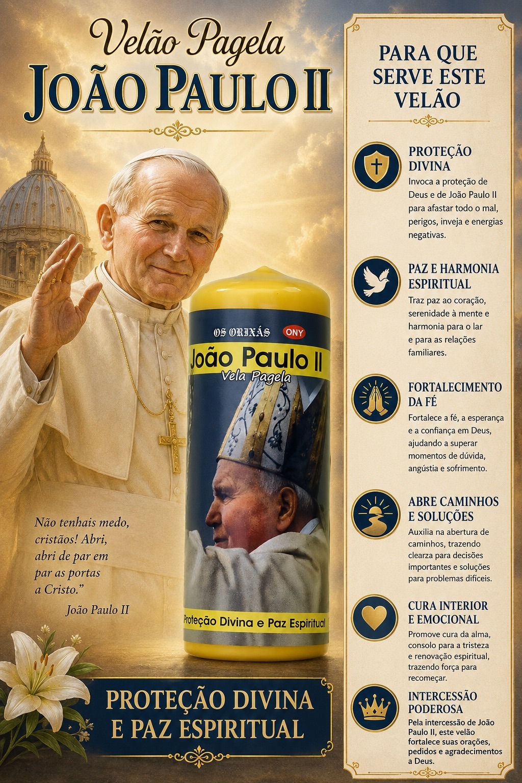 Velão pagela João Paulo II