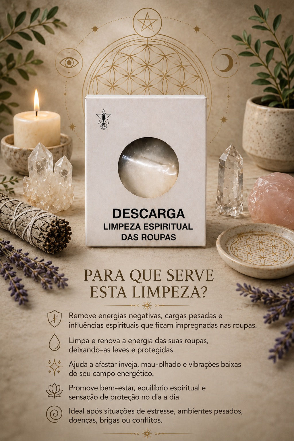 Limpeza Espiritual Roupa