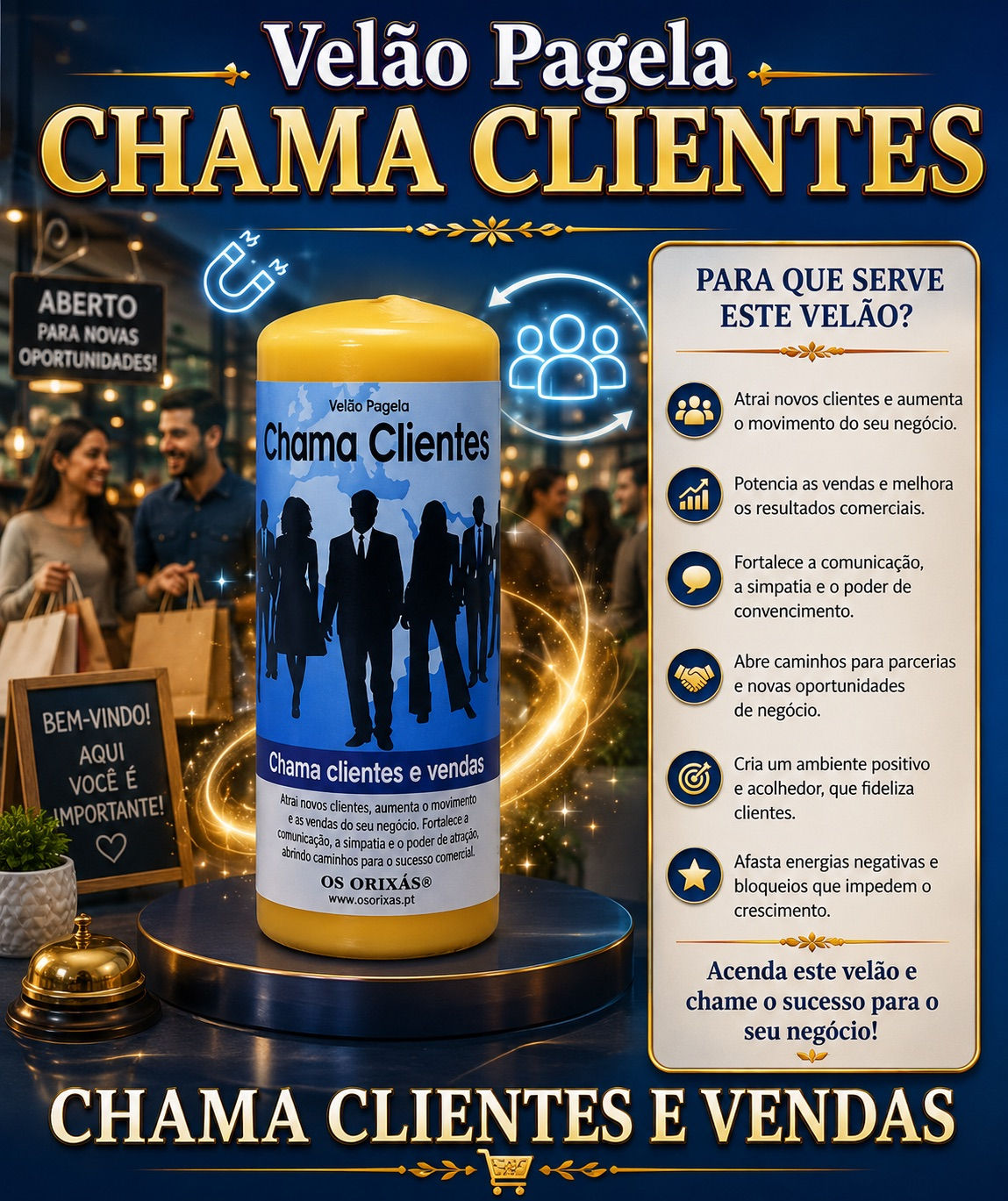 Velão Energia - Chama Clientes