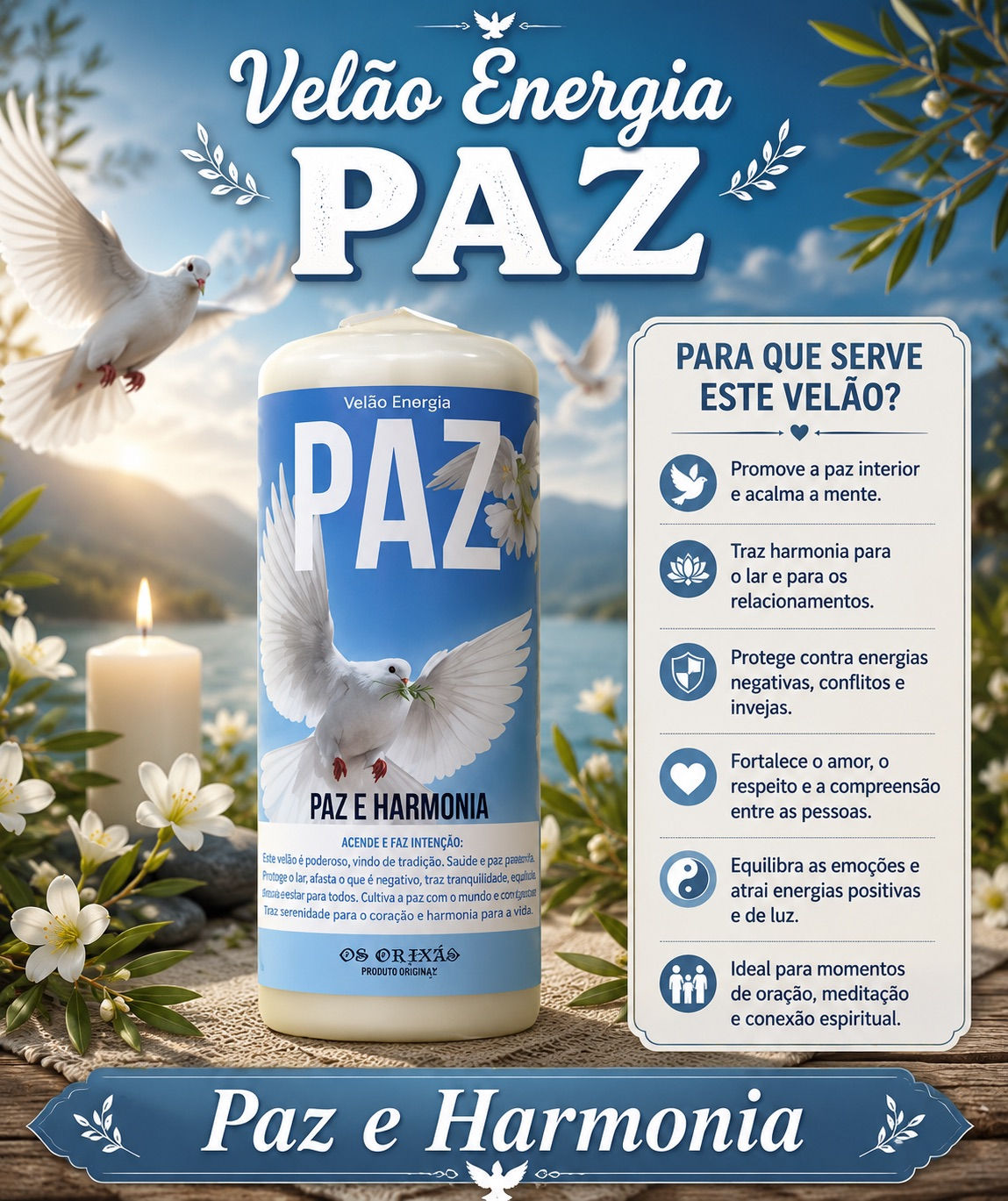 Velão Energia - Paz