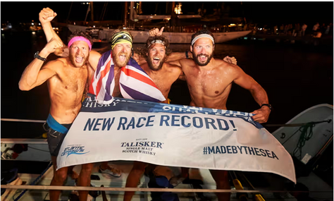 British rowers set Atlantic crossing record