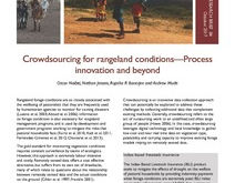 Crowdsourcing: an approach to revolutionize and improve rangeland monitoring