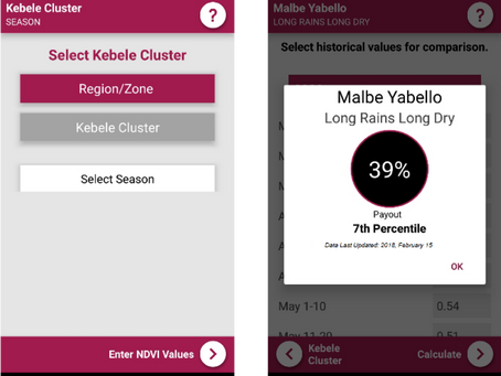 Index-Based Livestock Insurance (IBLI) index calculator app for Ethiopia