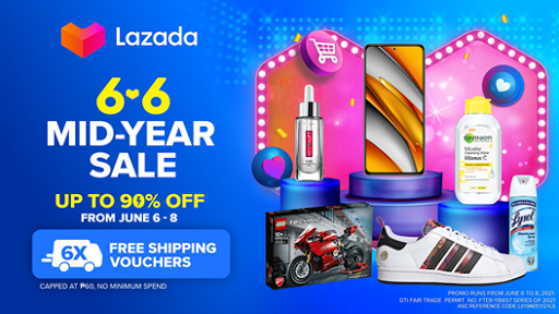Up To 90% OFF for 6.6 Lazada Mid Year Sale
