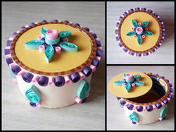 quilled box