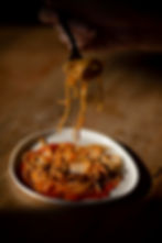 eating the best passata tomato sauce