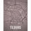 Thumbnail: Tilburg - Stadsposter in kleur Oudroze